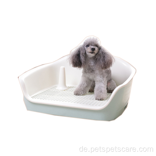 Haustiertoilette Urinal Bettpfanne spritzwassergeschützte Hundetoilette